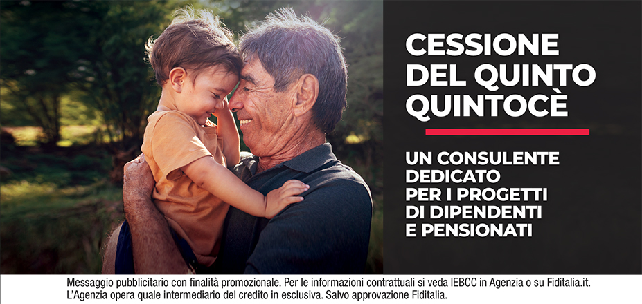 AGENZIA PUGGIONI MAURIZIO Fiditalia | Nuoro | Cessione del Quinto Quintocè - Un consulente dedicato per i progetti di dipendenti e pensionati. Messaggio pubblicitario con finalità promozionale. Per le informazioni contrattuali si veda IEBCC in Agenzia o su Fiditalia. it. L’Agenzia opera quale intermediario del credito in esclusiva. Salvo approvazione Fiditalia.